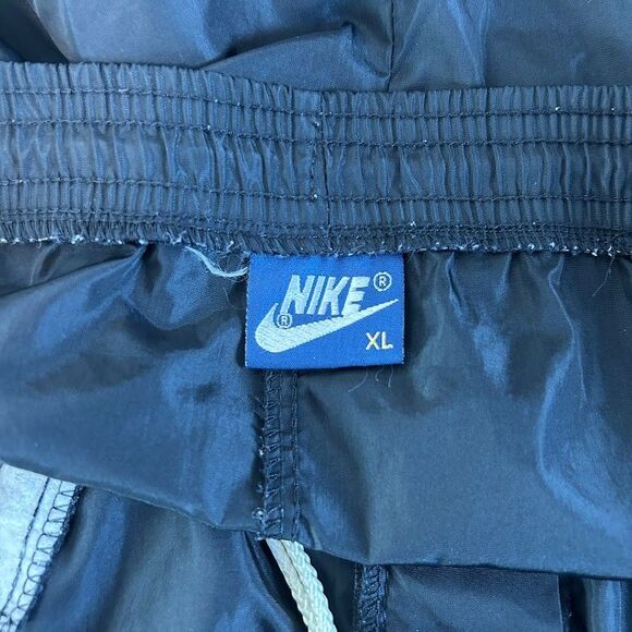 VTG 80s Nike Air Jordan Track Pants Men’s XL Black Blue 1985 Nylon - Picture 7 of 8